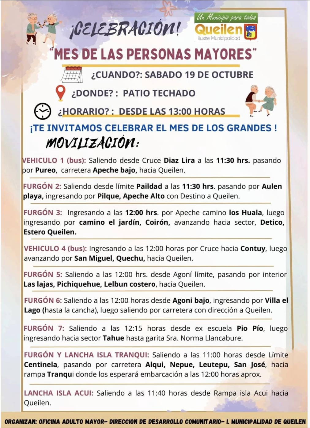 Lee más sobre el artículo Un municipio para todos: Queilen celebra a las personas mayores con una gran jornada festiva